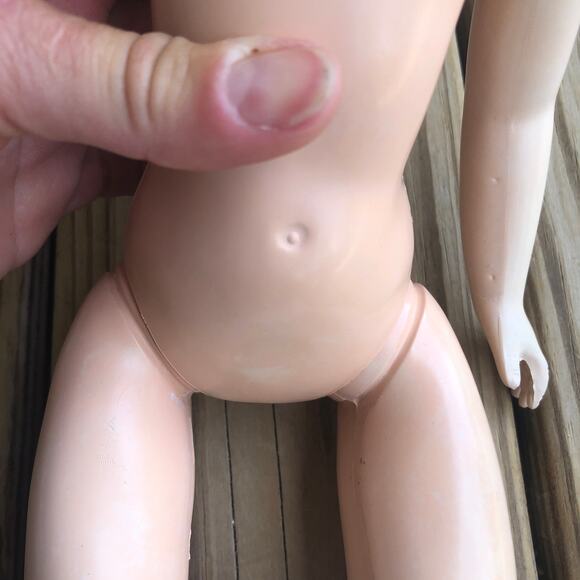 Vintage Valentine Ballerina Doll Articulated Sleep Eyes No Clothes Needs TLC - Picture 10 of 13